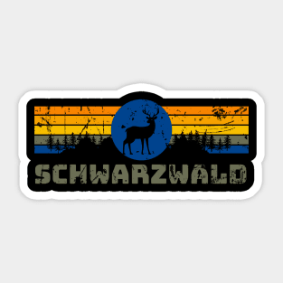 Schwarzwald Baden-Württemberg Wald Reh Natur Sticker